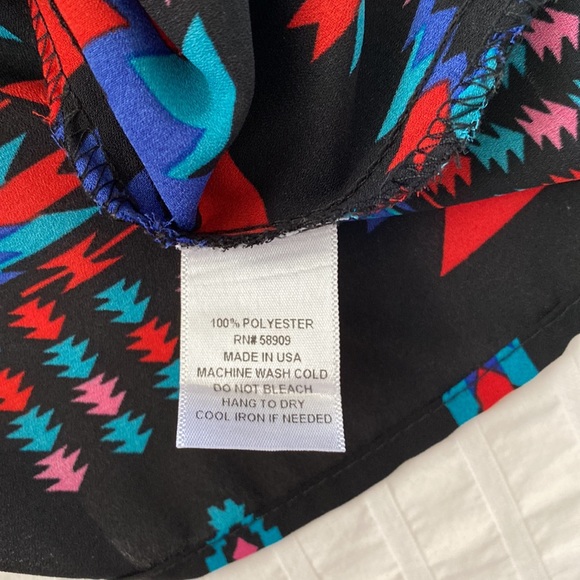 Gianni Bini Southwestern Pattern Tank Top - Picture 5 of 5